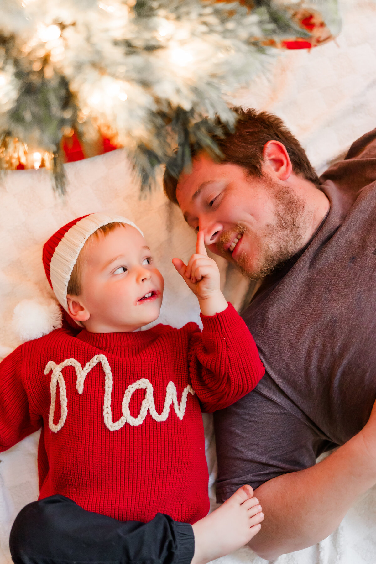 Maverick and Oliver Christmas Tree 2024-12