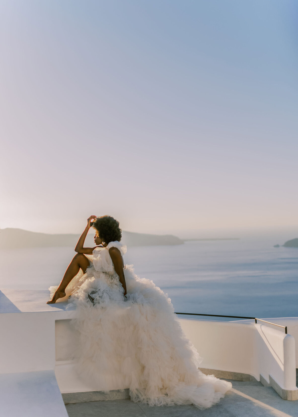 Greece Bridal Session Rocabella Santorini Millia London Gown Vicki Grafton Photography705