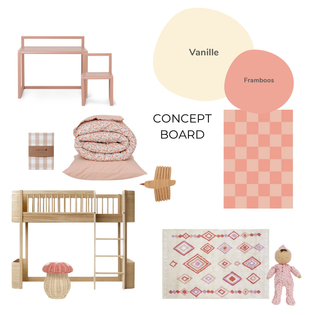 Kopie návrhu Minimal White Beige Moodboard Instagram Post
