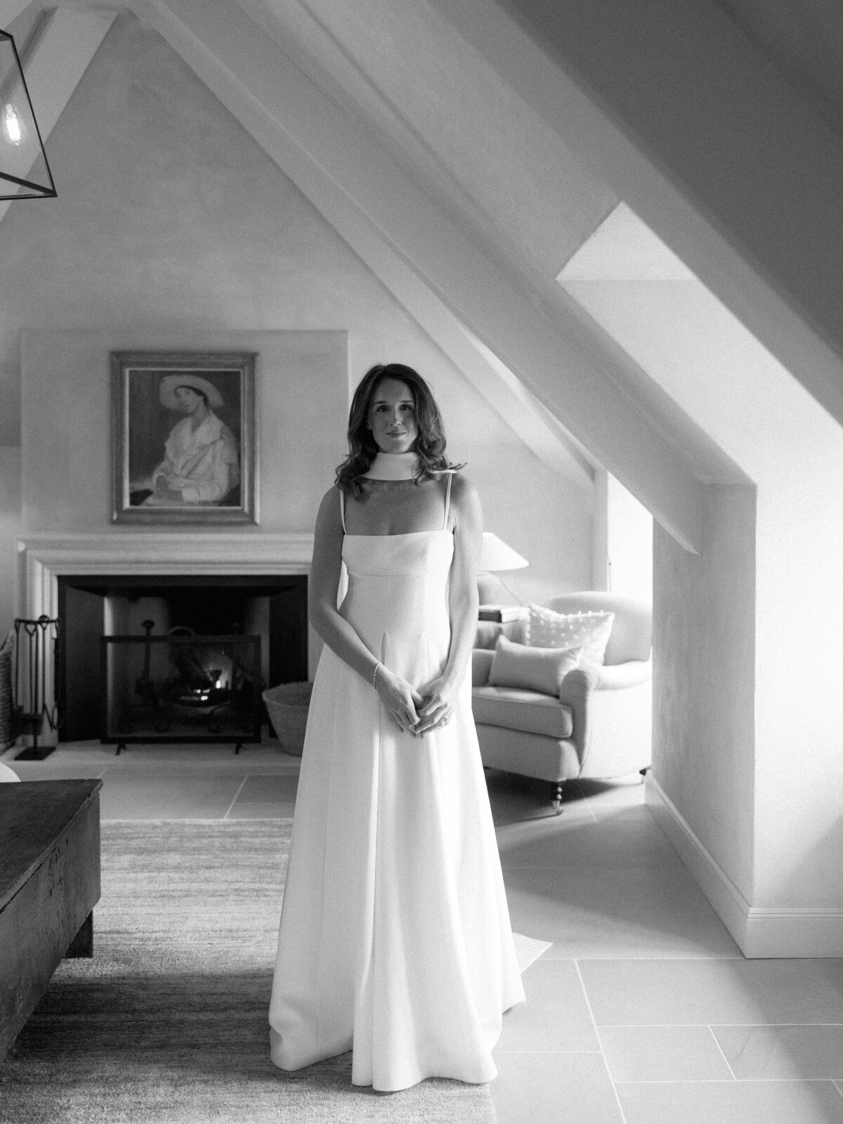 Bride at Heckfield Place