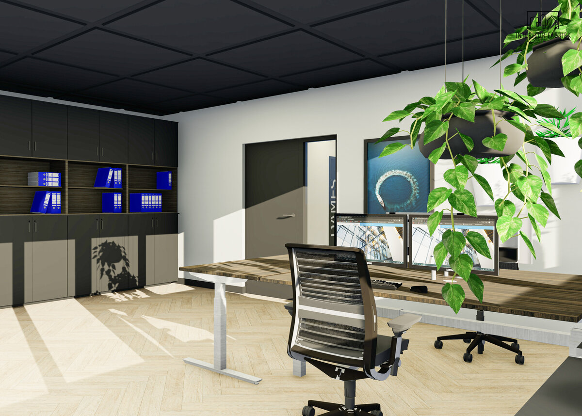 Interieurontwerp Woerden, Interieuradvies Woerden, Badkamer Woerden, Badkamerontwerp Woerden, Kantoorinrichting Woerden. Kantoor Woerden, Plantenwand Woerden