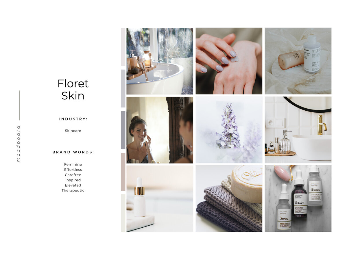 Floret Skin Branding by Dream Stories Creative