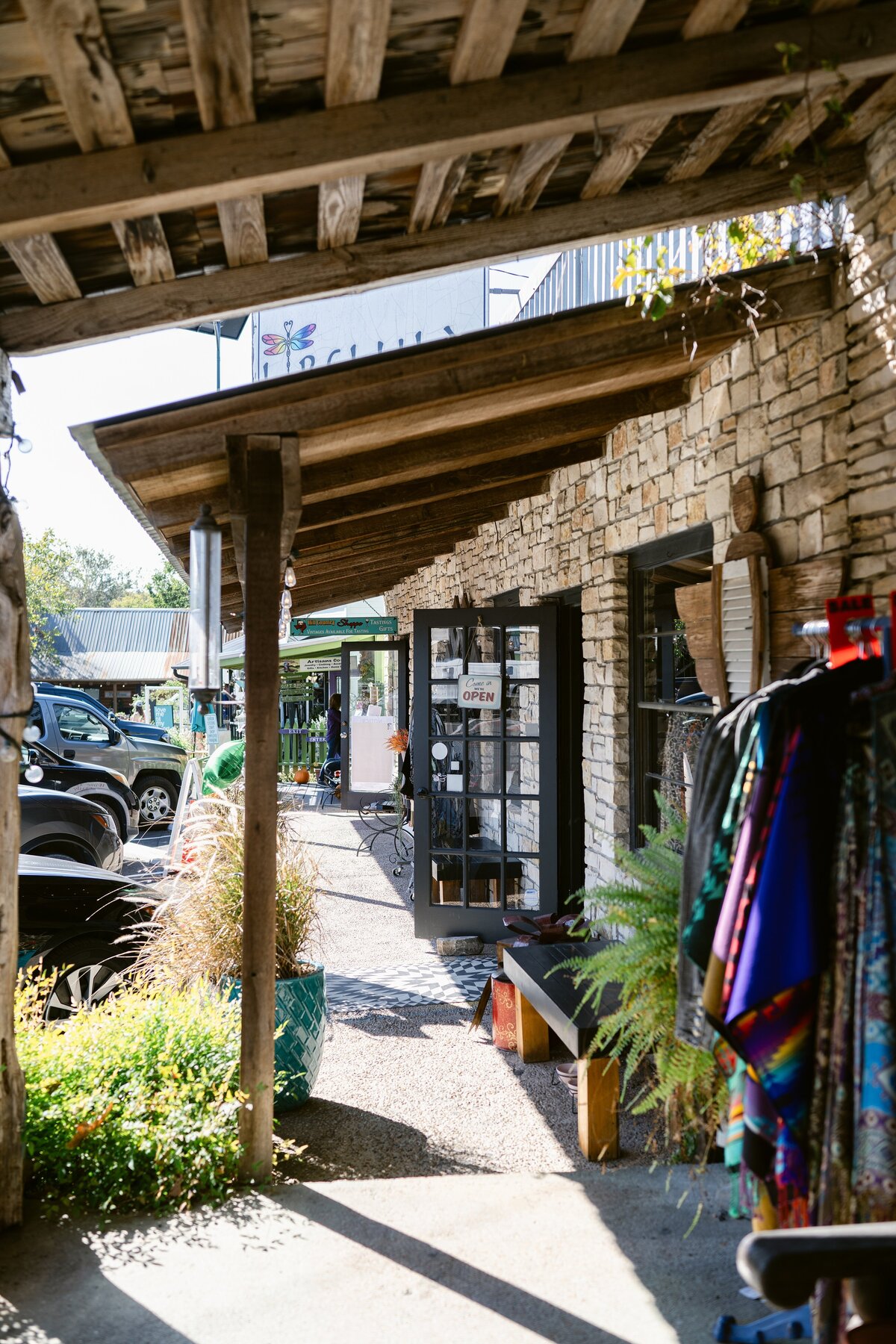 Boutiques on Wimberley Square