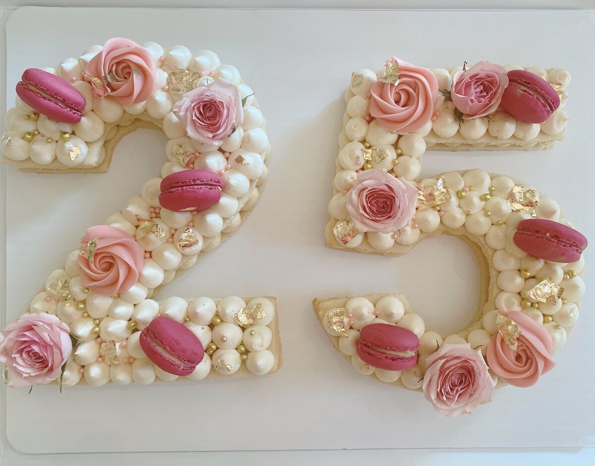 Pastel Number Birthday Cake | Free Gift & Delivery