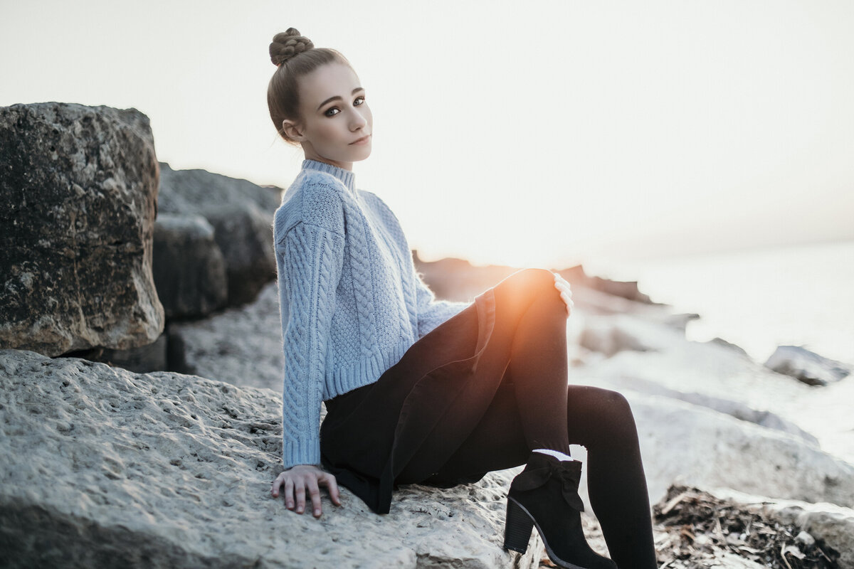 Green Bay High School senior session