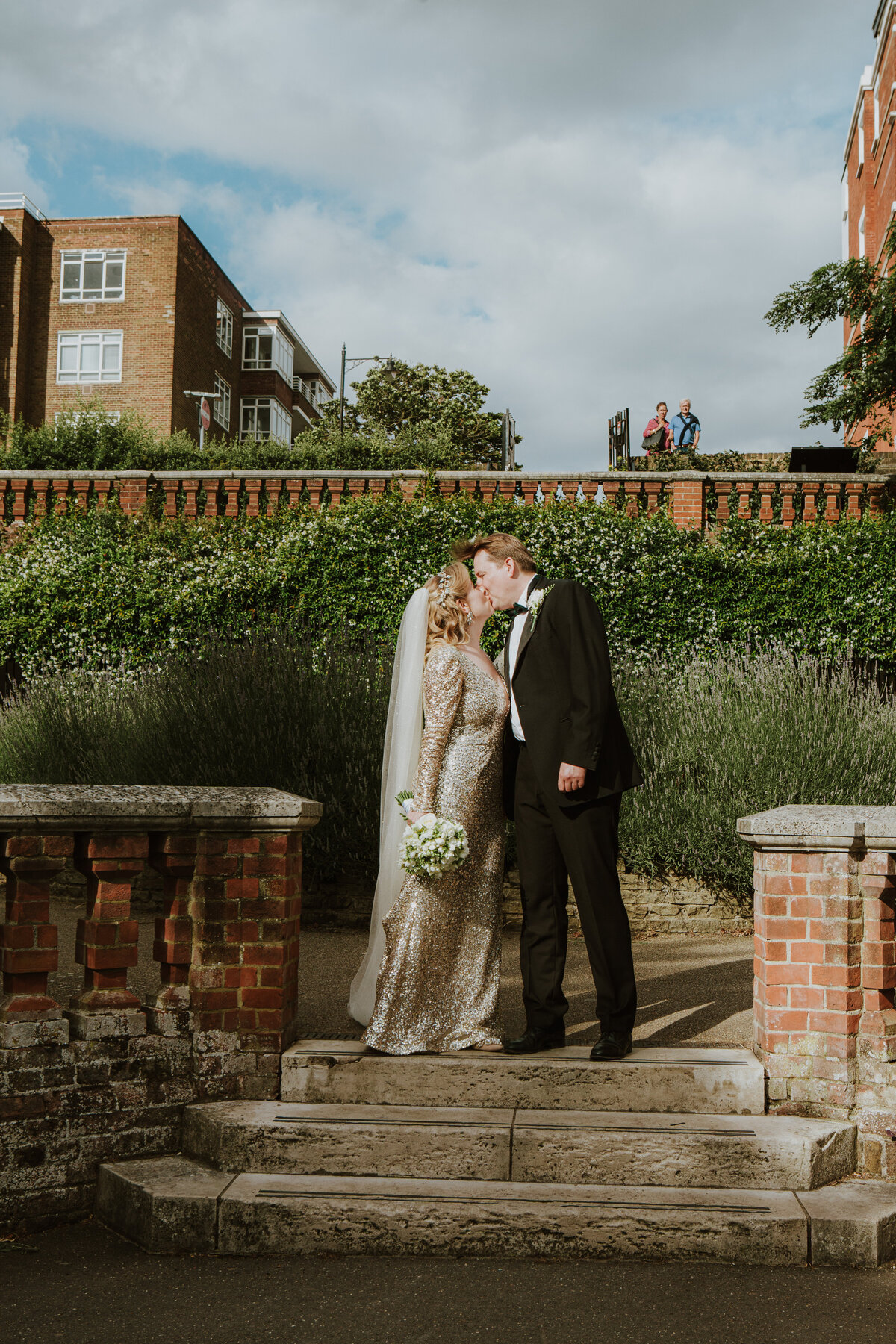 Intimate wedding in Richmond Park London