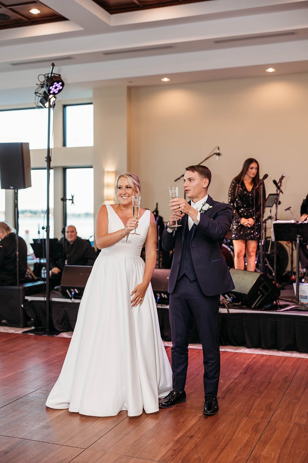 Saint Clair Inn Wedding Reception Michigan Photographer K. E. Rogers Photography-246