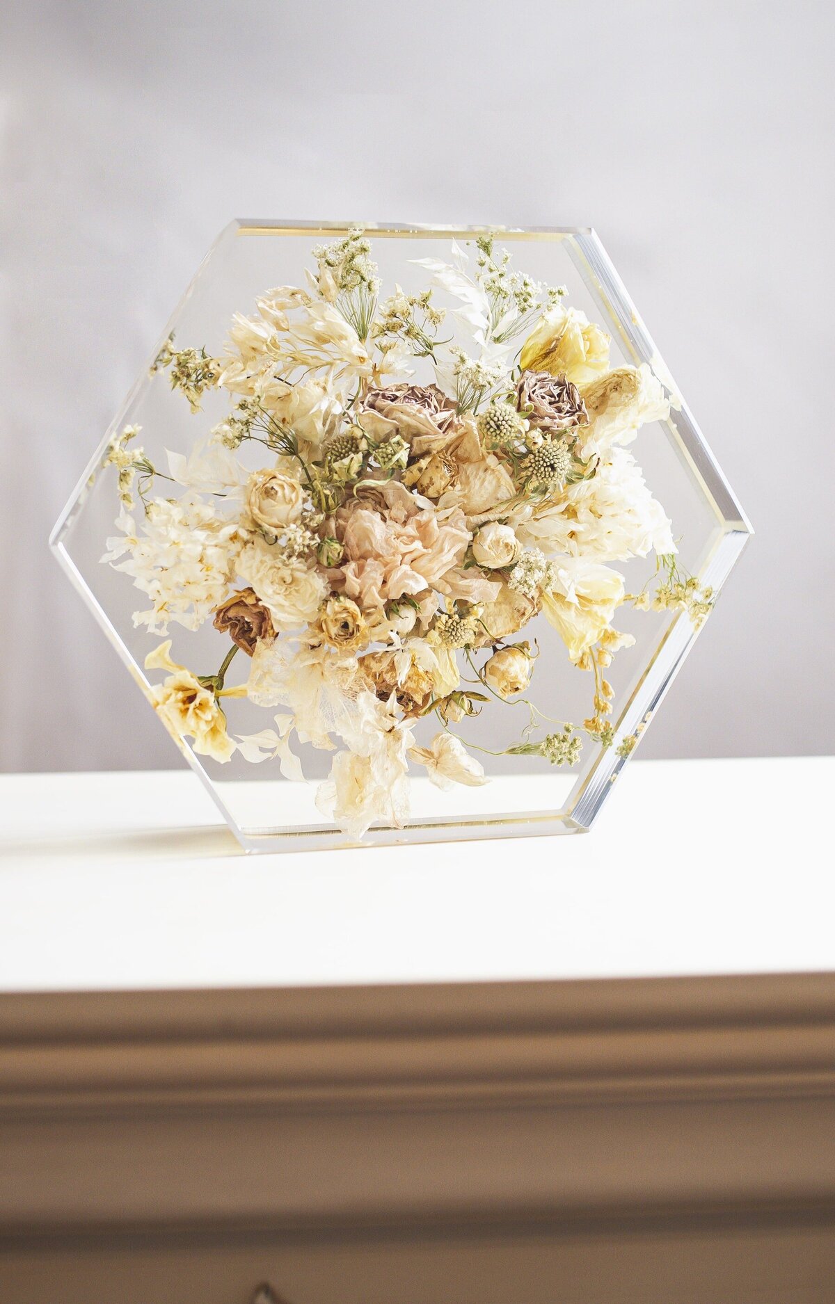 Resin Flower Preservation for Wedding Bouquets