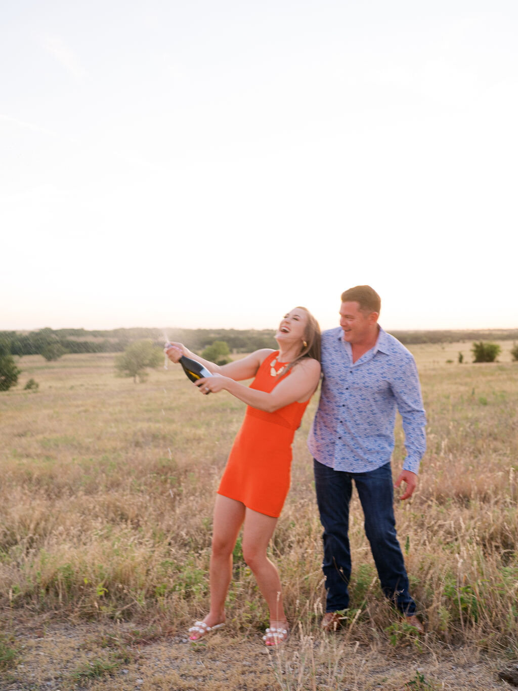 Engagement portraits on family ranch16
