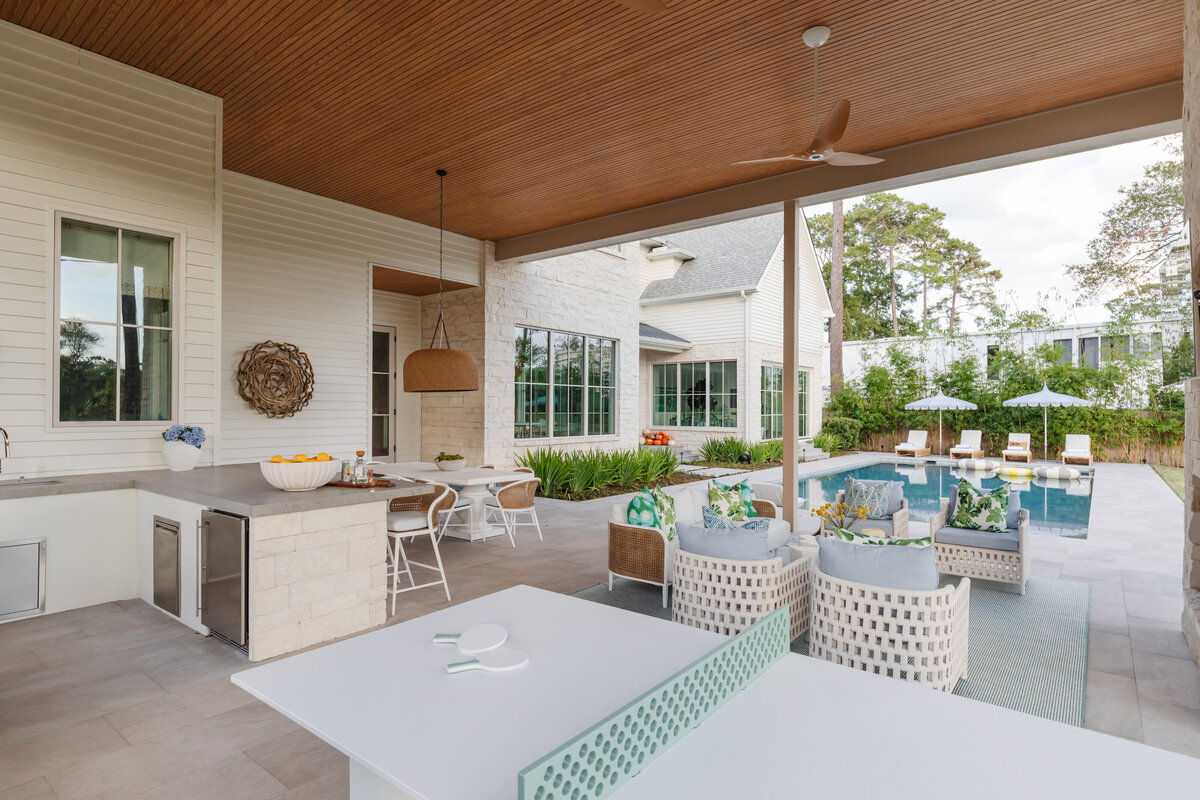 oyster creek studios memorial new build outdoor entertainment area