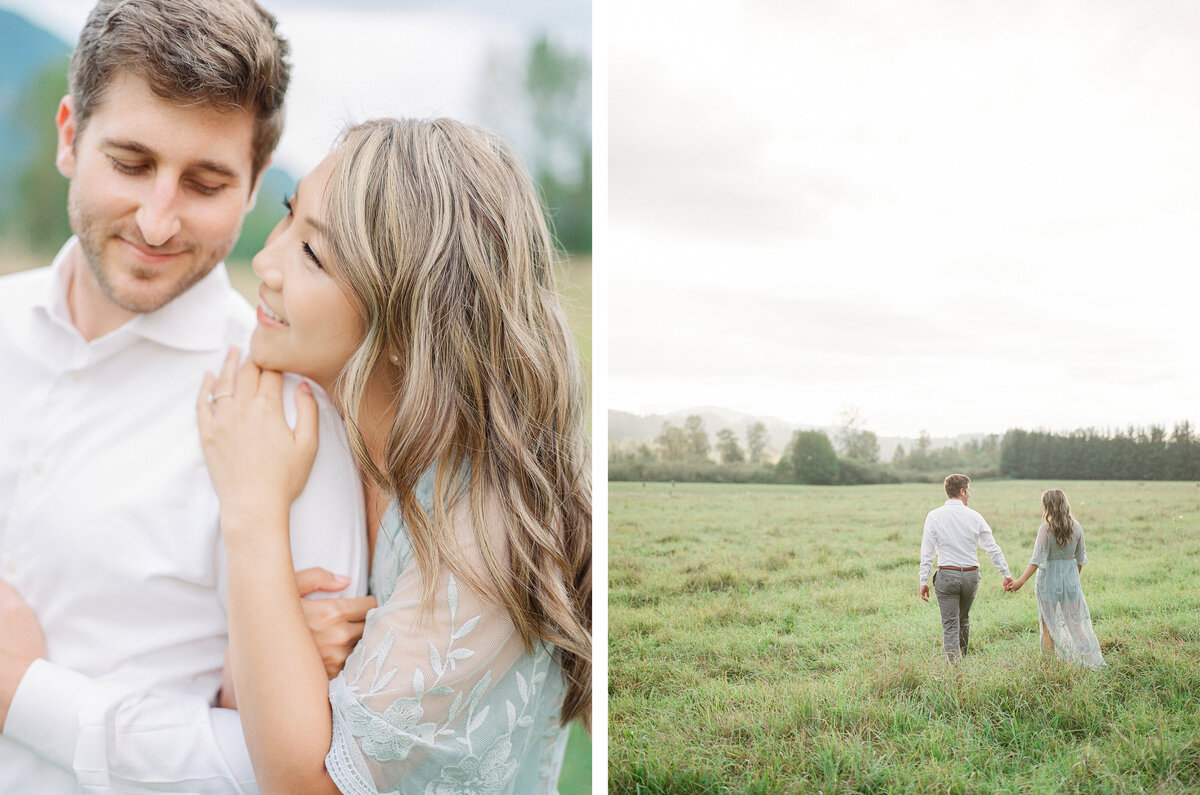 Three Forks Natural Area Engagement Session on Film - Tetiana Photography - Fine Art - Light and Airy - 2