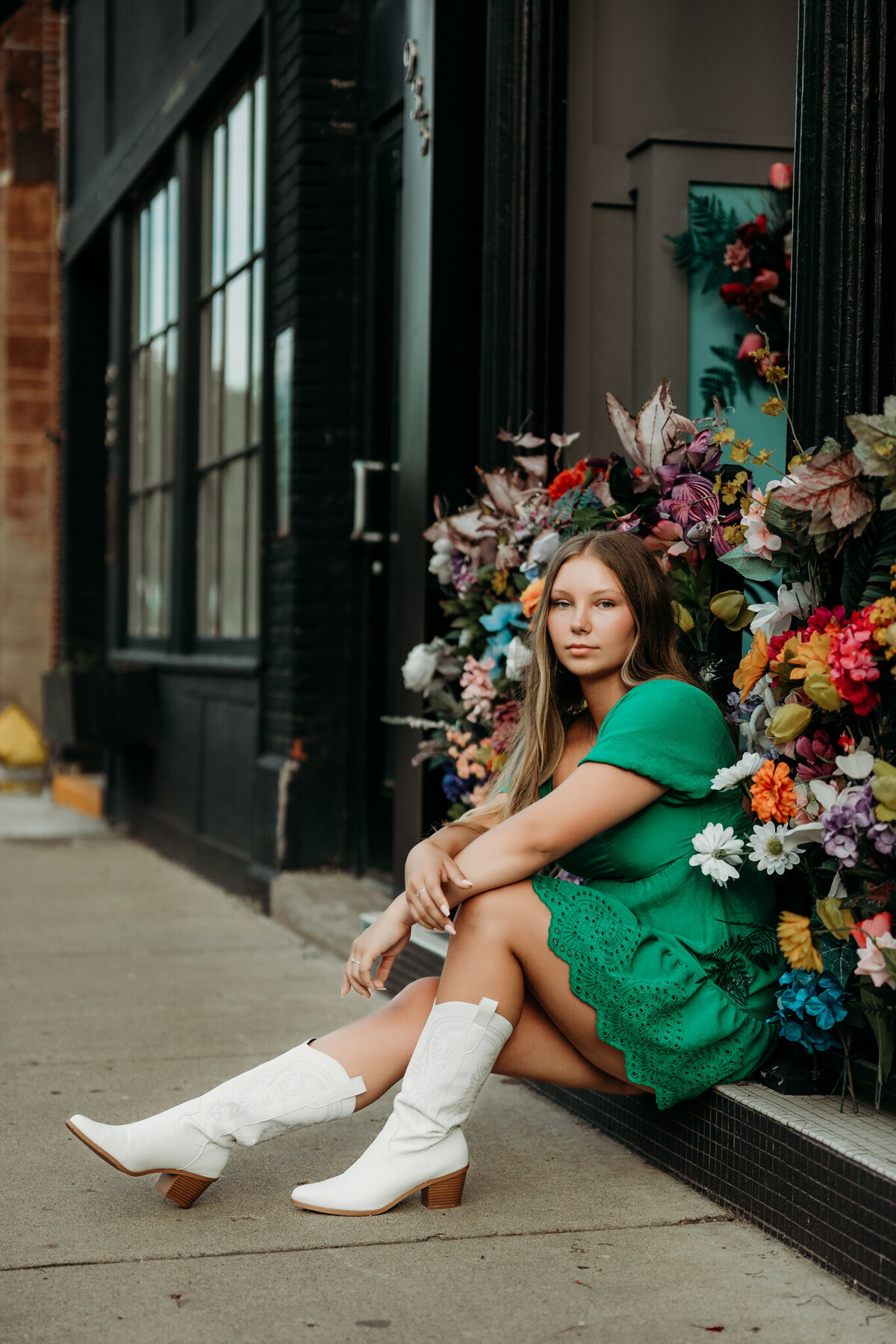 colorful senior pics