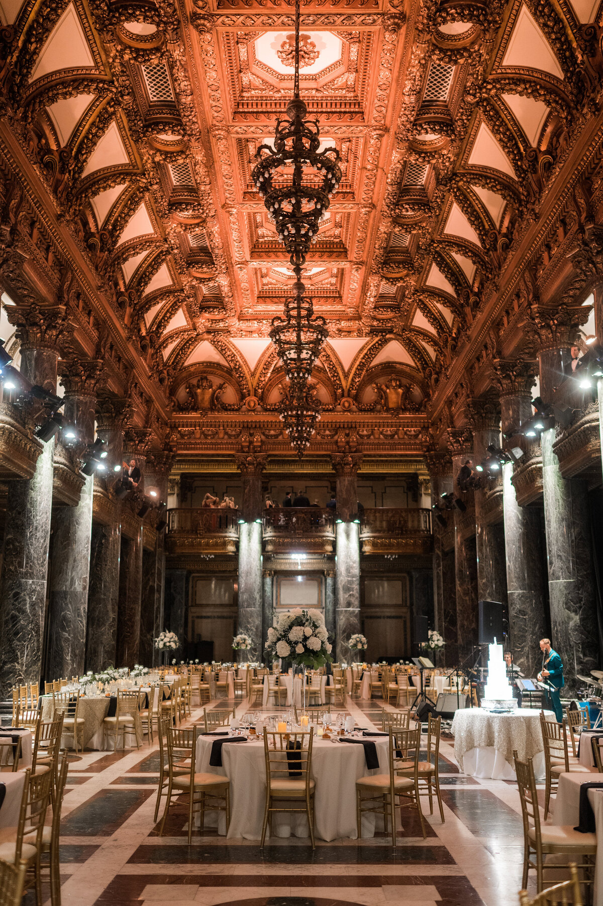 music foyer wedding