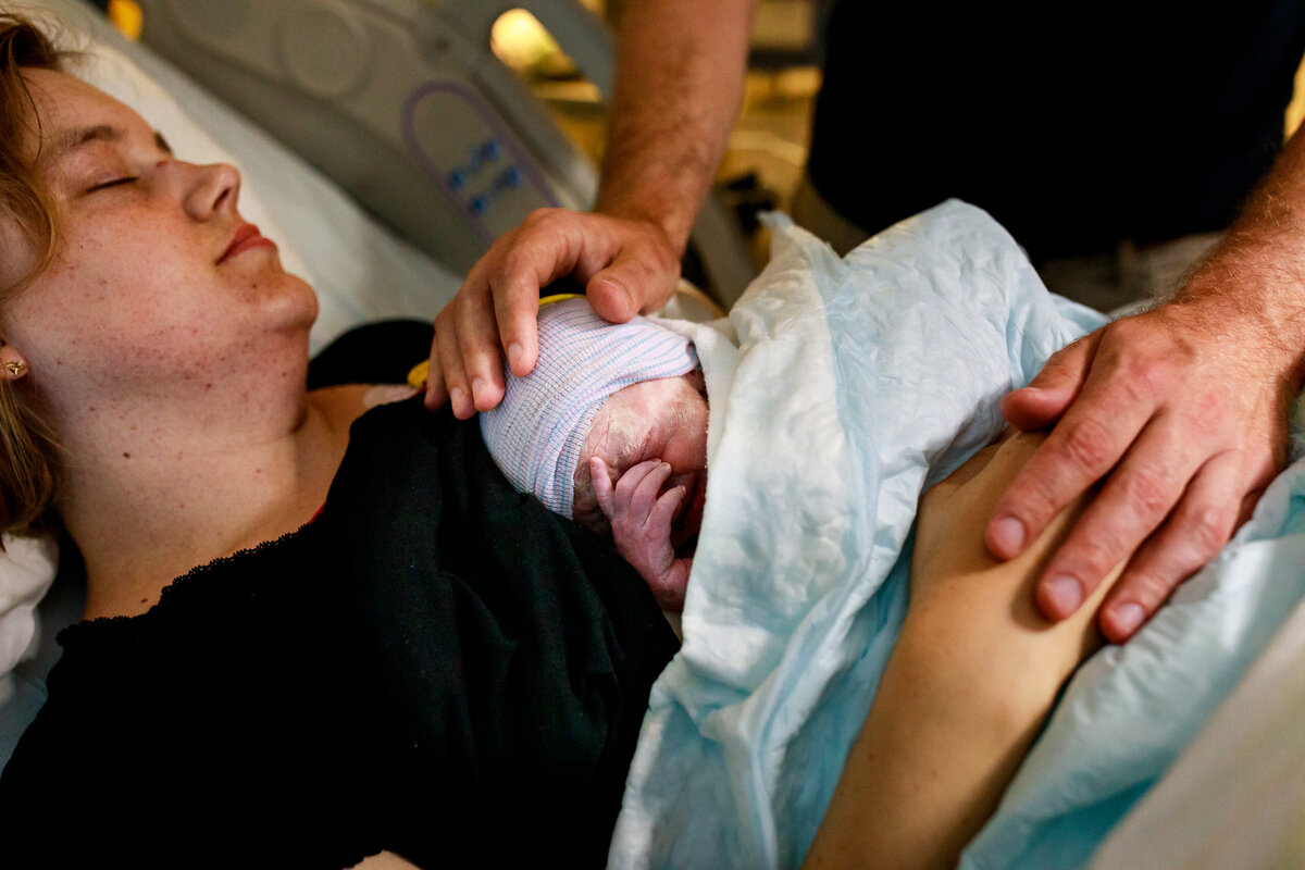 pasgeboren baby in groene hart ziekenhuis gouda