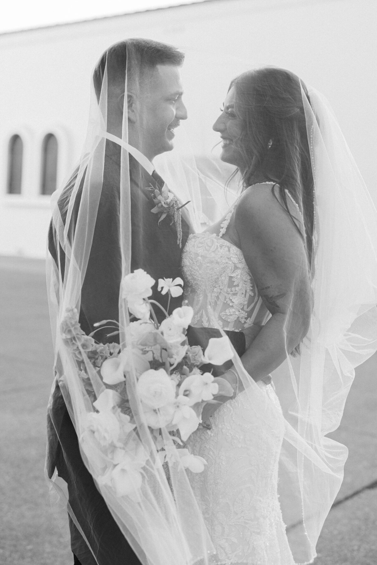 Bay Area wedding photographer, documentary style black and white photo of a couple