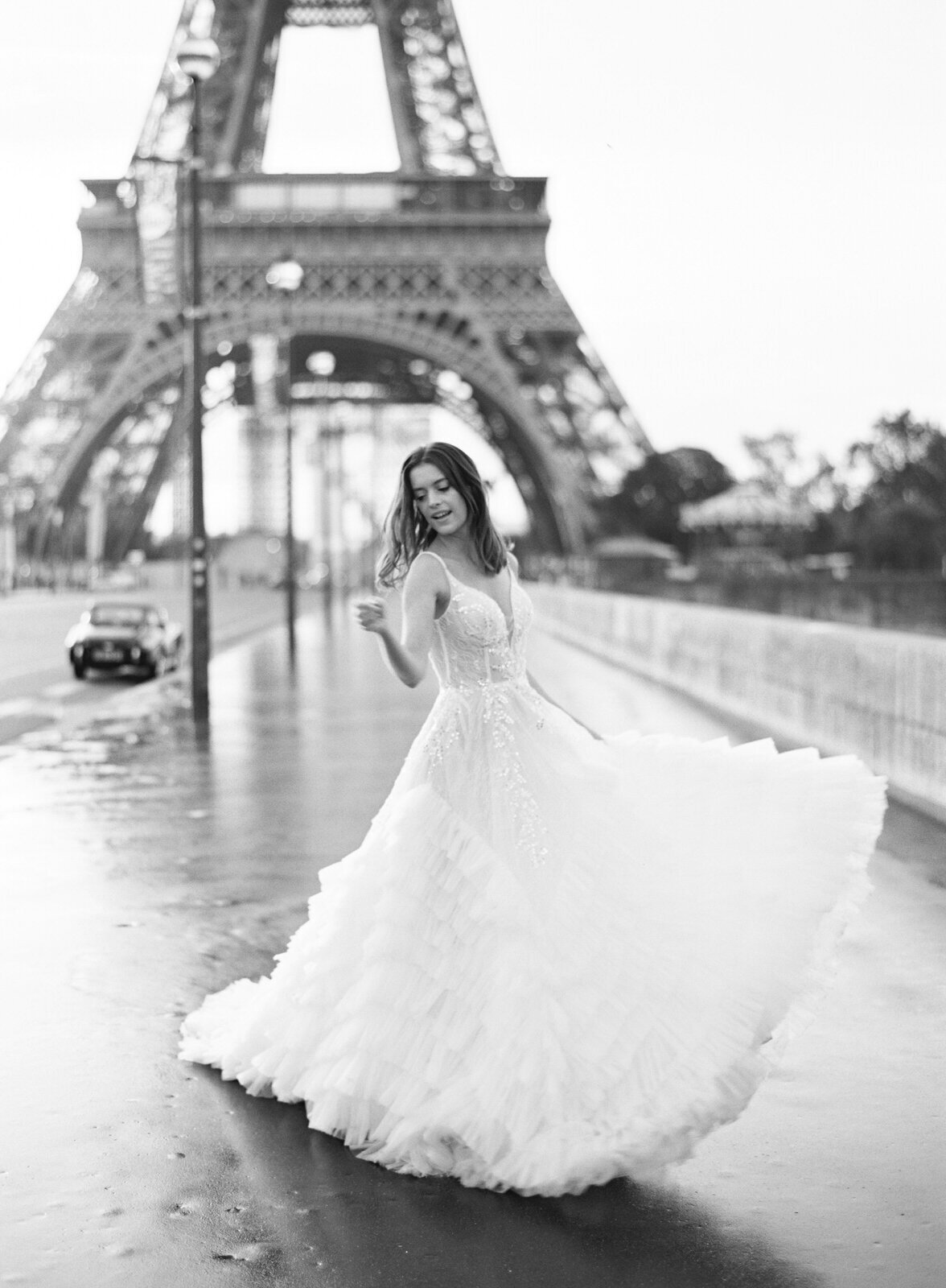 Modern Film Wedding Photography in Paris France 3