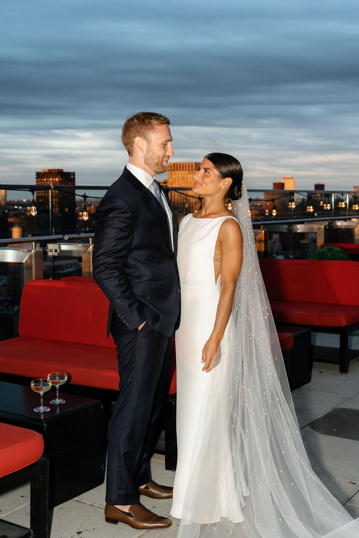NYC Bride + Groom by Lisa Blanche Photography
