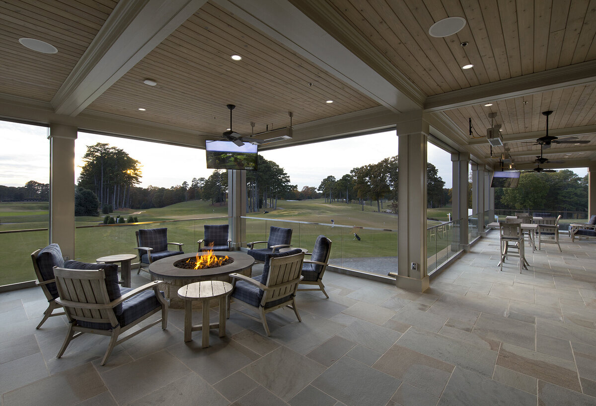 view from the veranda at Cherokee Country Club