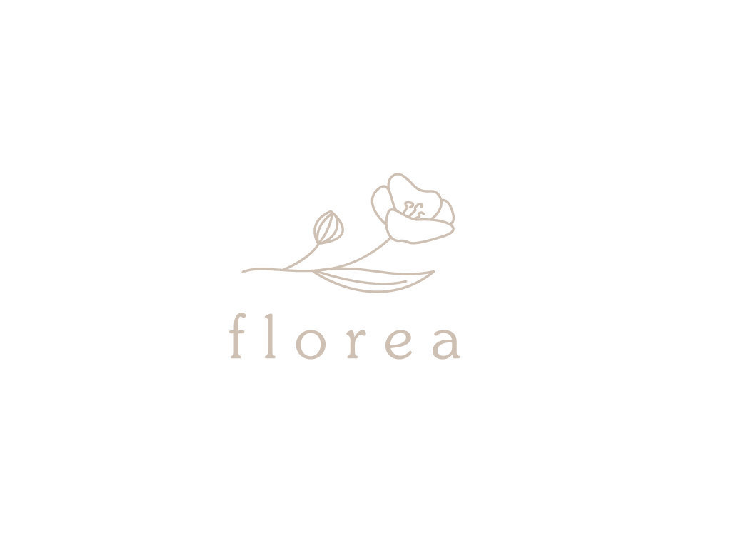 Florea logo white