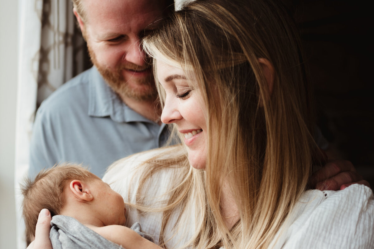 in home newborn session