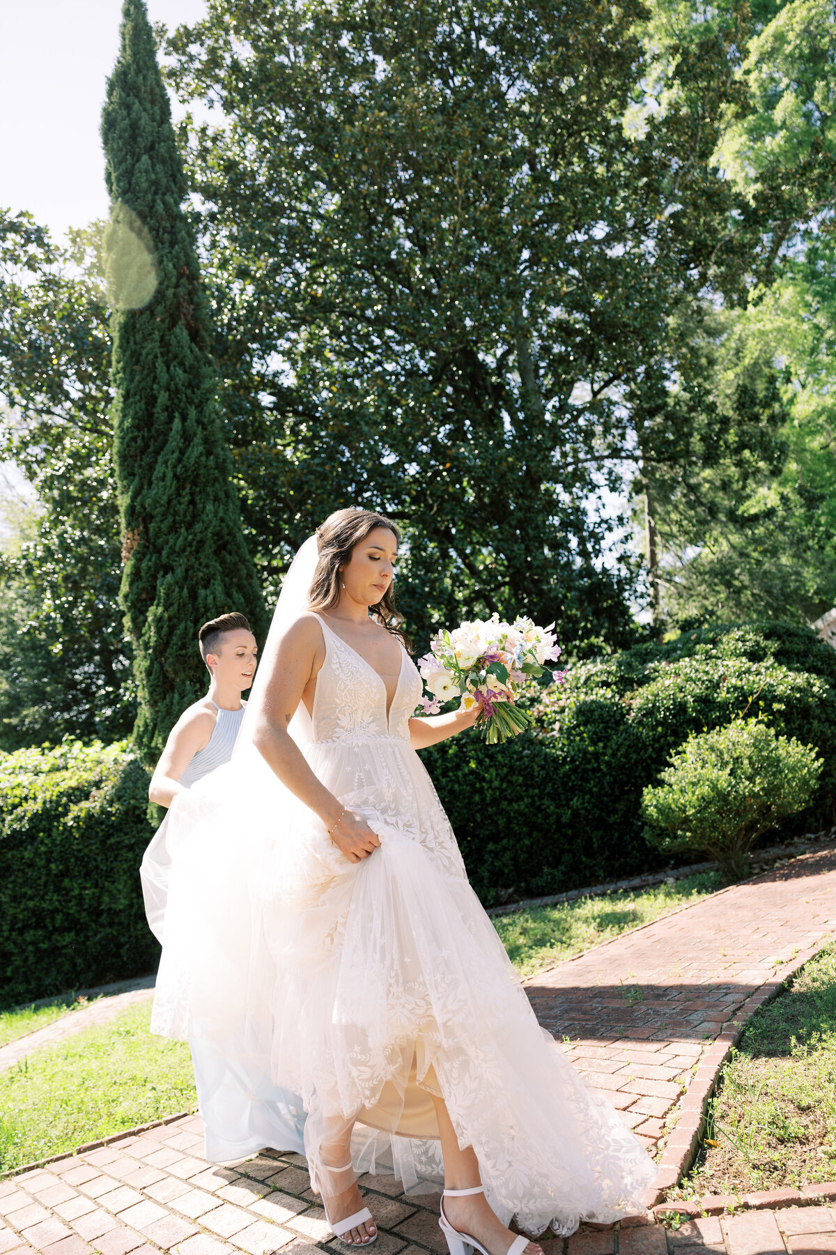 The Blisses Wedding_VanLandingham Estate Charlotte Wedding Venue_NC Wedding Photographers_0172