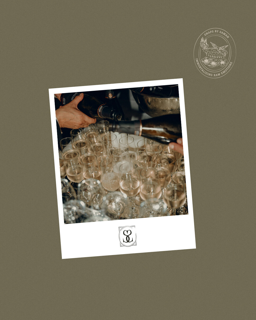 Polaroide-champagne