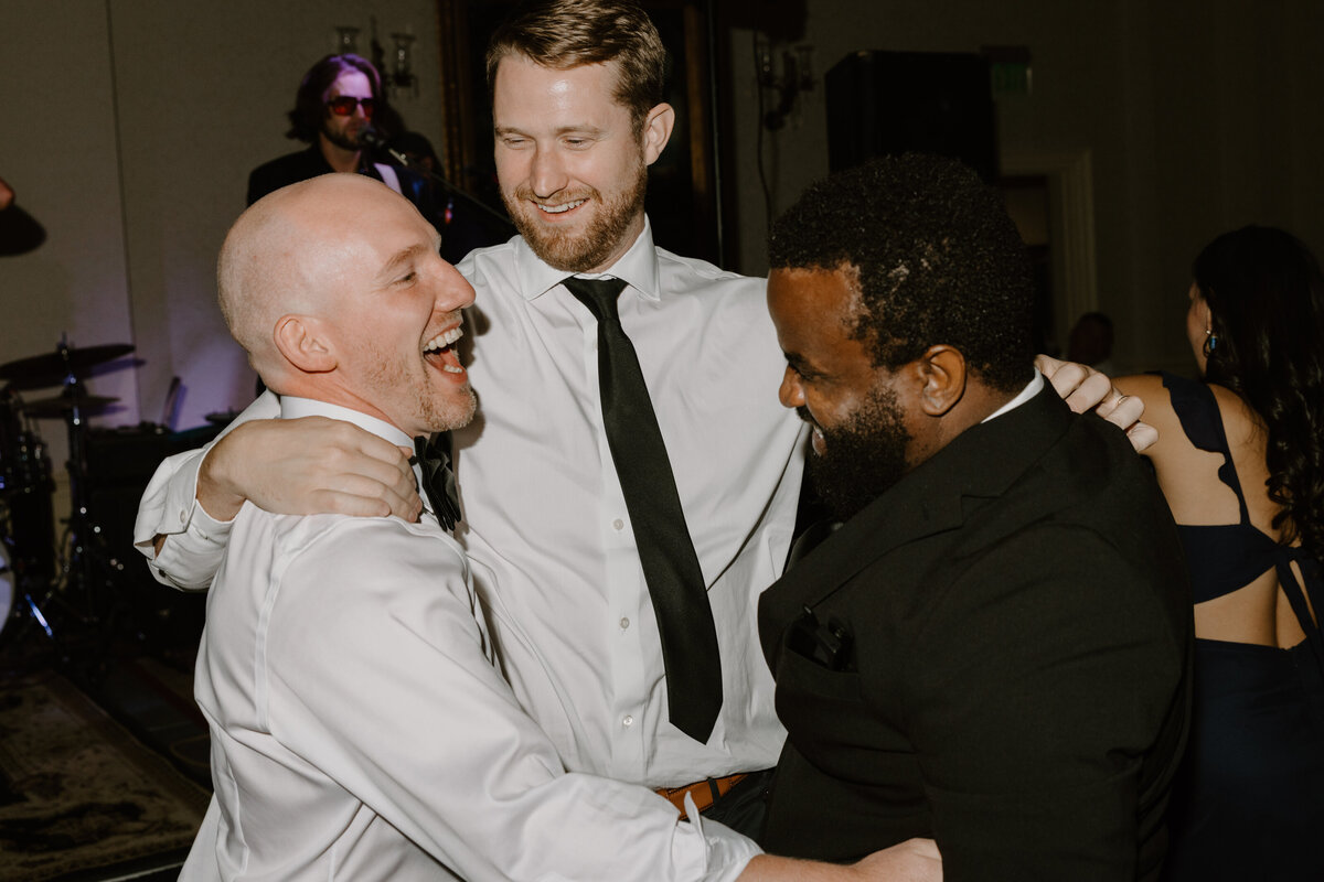 ballroom reception and dancing