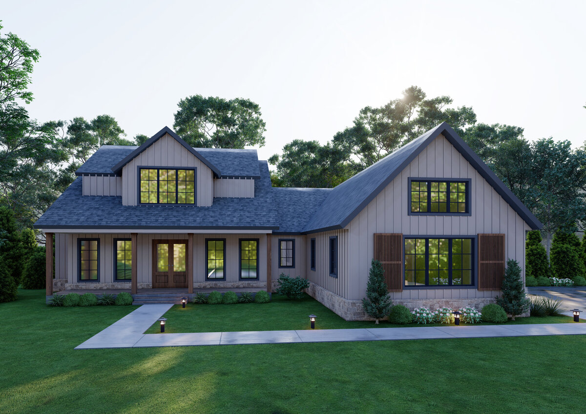 New construction custom home in Asheville, NC