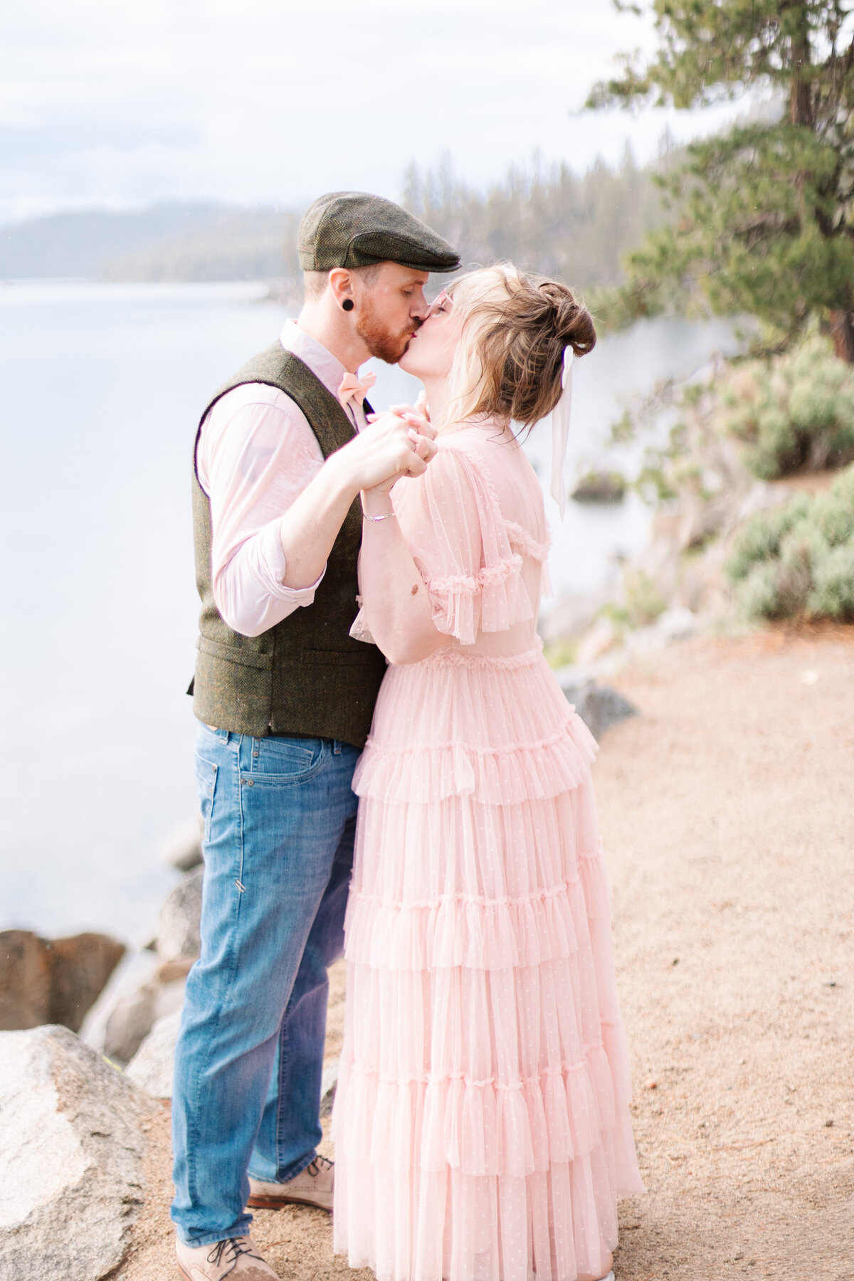 Lake Tahoe Mountaintop Elopement - 48