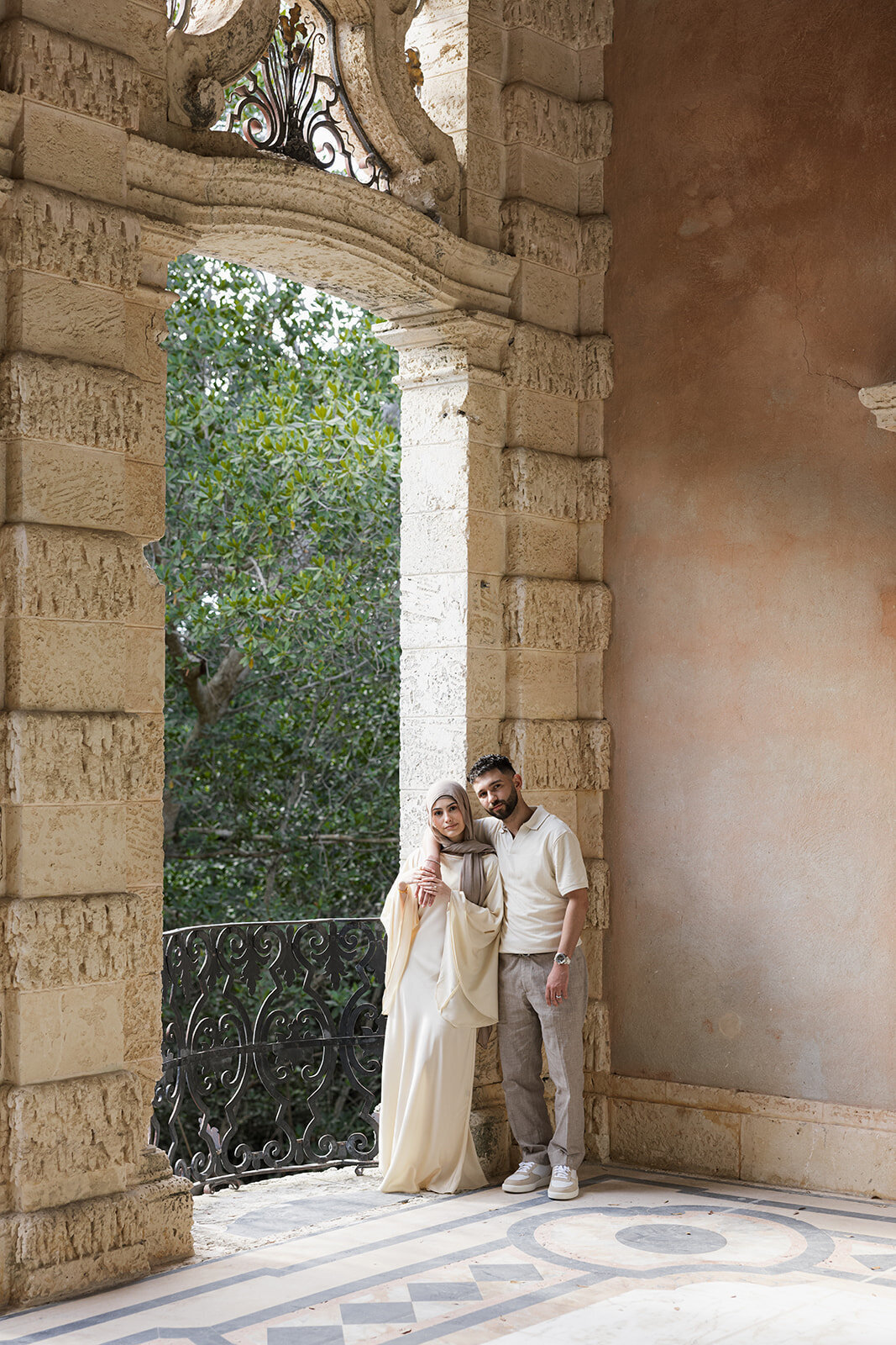 Vizcaya Museum Engagement Session Editorial Miami Wedding Photographer_-56