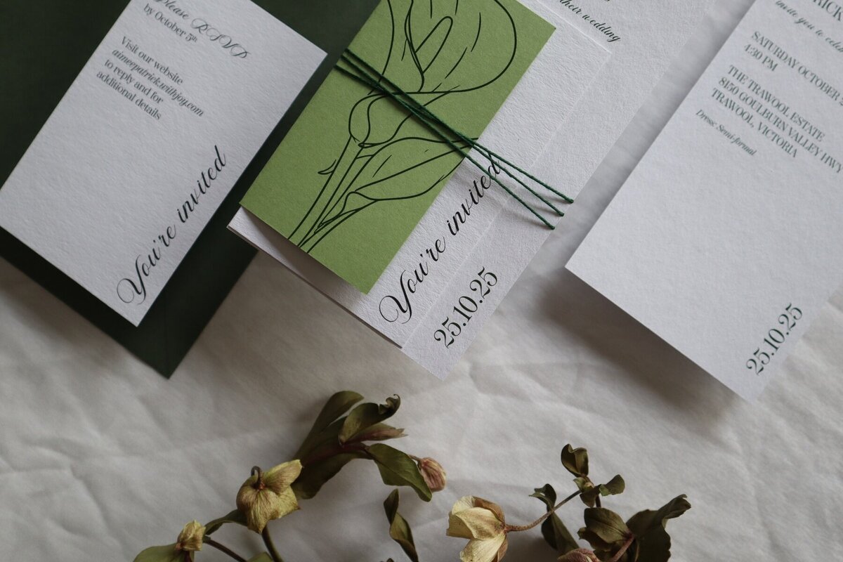 Green-minimalist-wedding-invitations