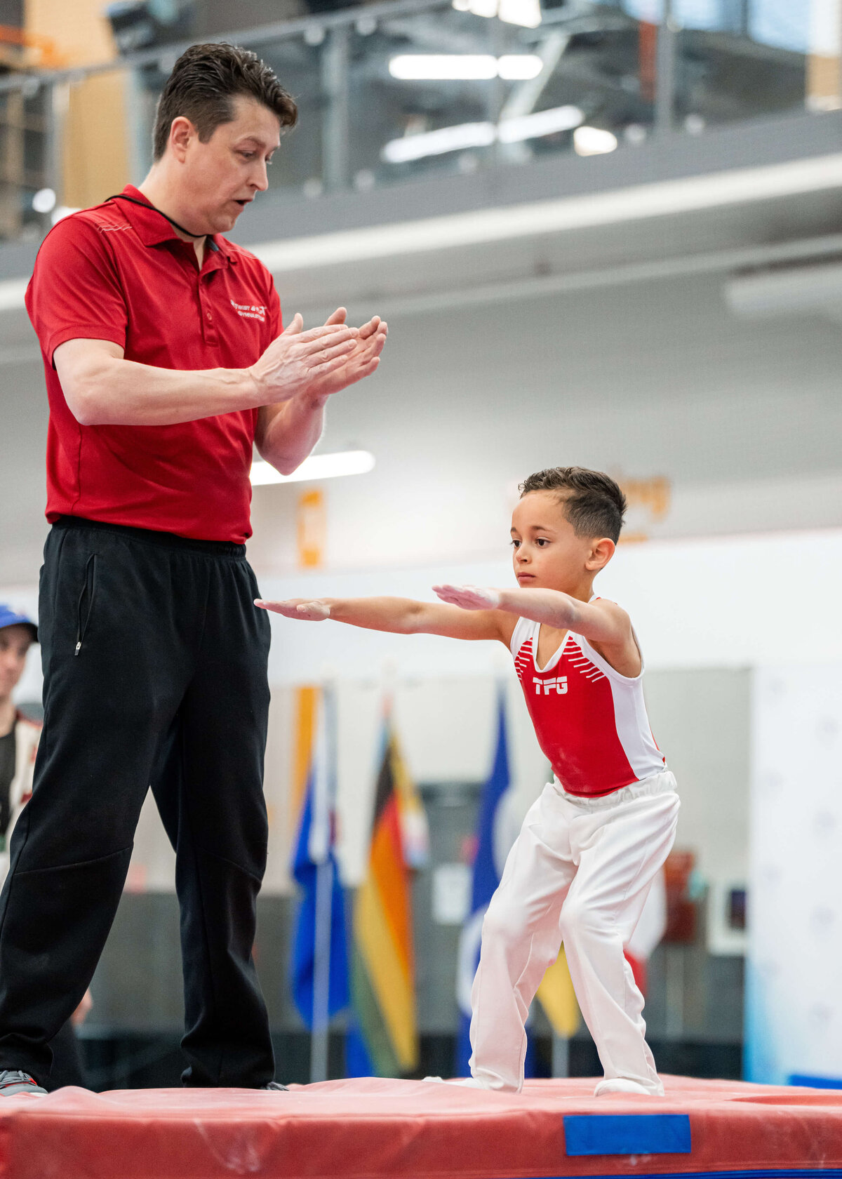 Photo by Luke O'Geil taken at the 2023 inaugural Grizzly Classic men's artistic gymnastics competitionA1_06600