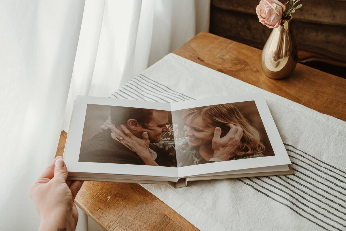 Wedding Guestbook Modern Engagement Album Abbygale Marie Photography-31