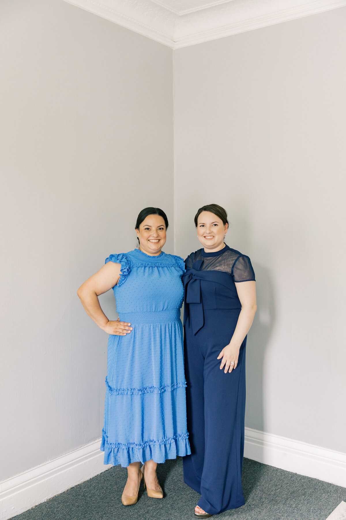 Natalie and Aimee of Consilium Events at wedding venue