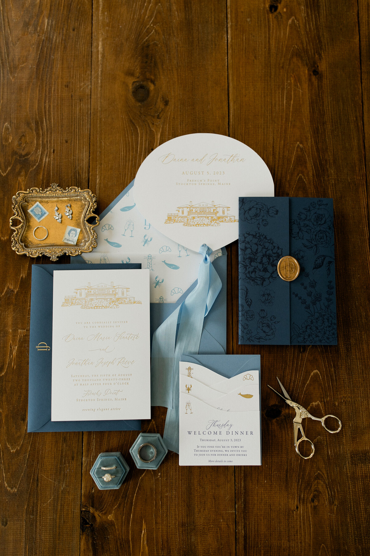 french's-point-maine-wedding-invitation