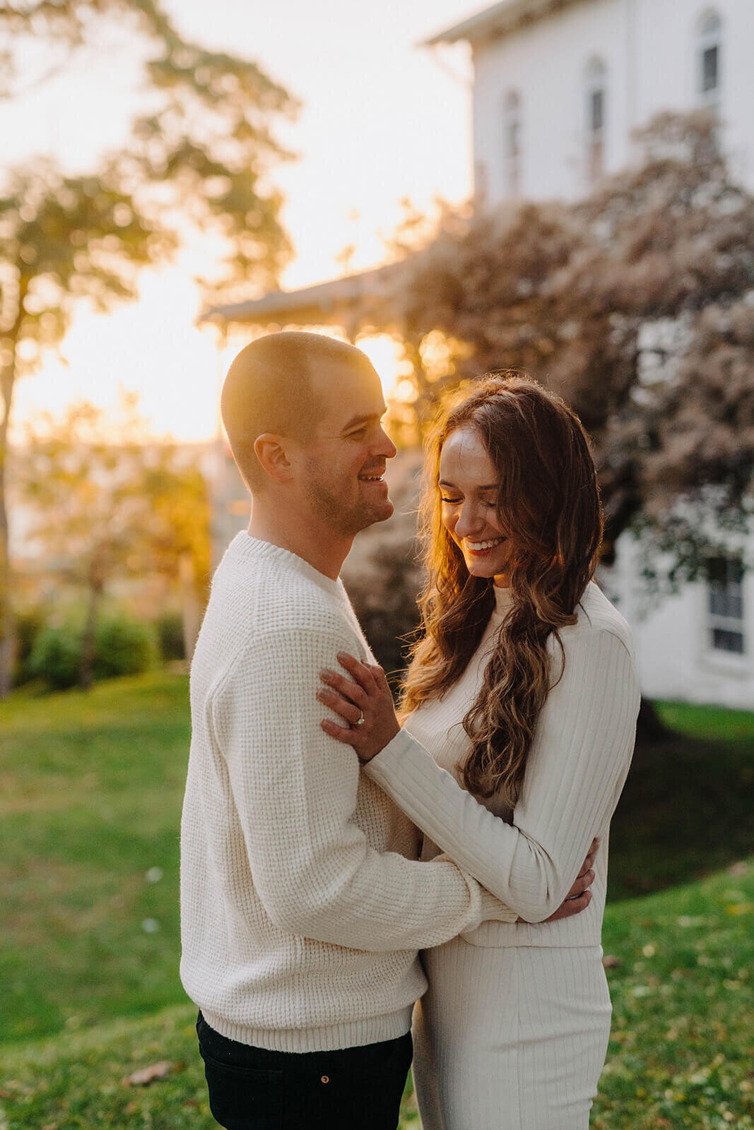 Engagement session at Finger Lakes, NY