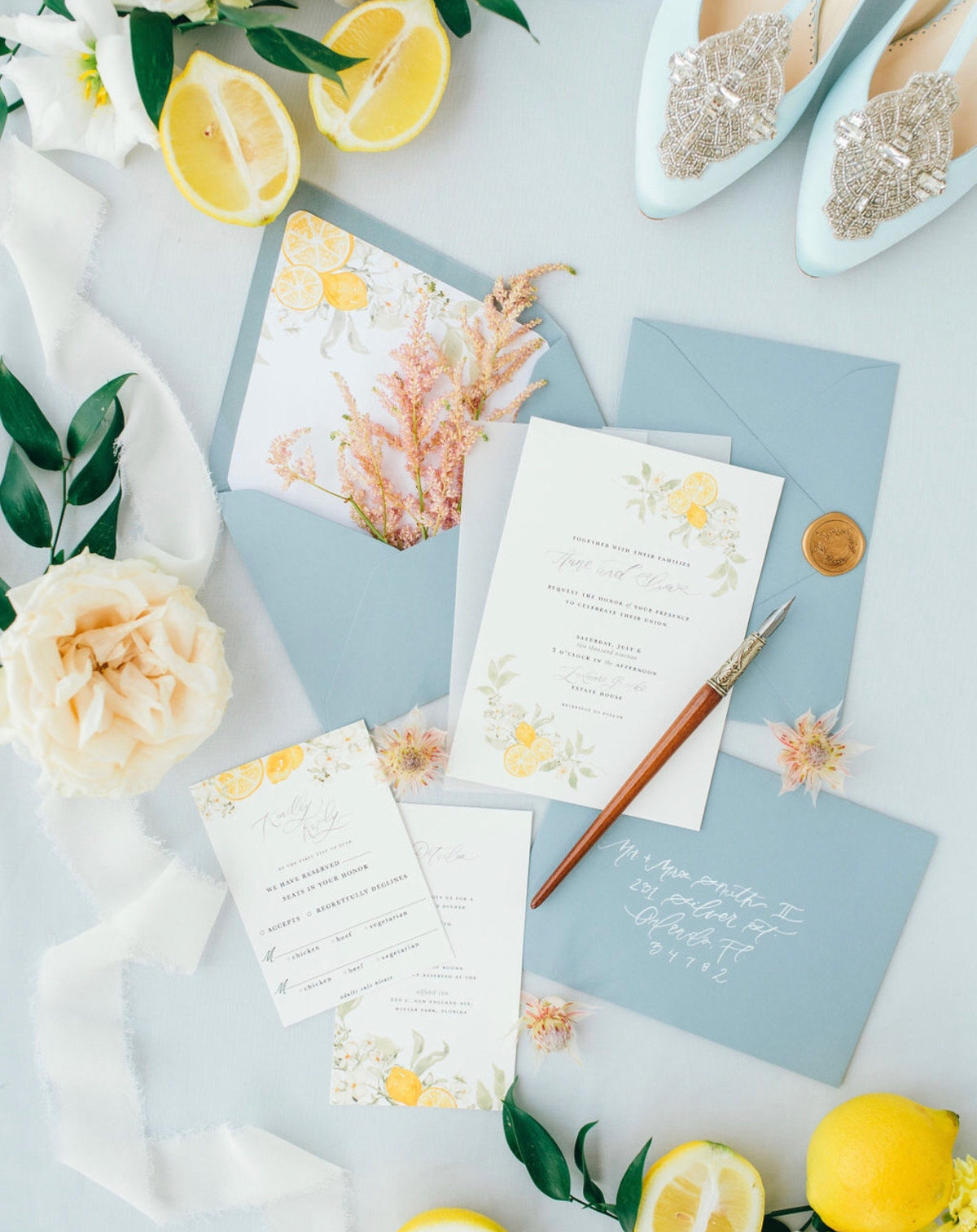 Andi Mejia Wedding Invitation portfolio