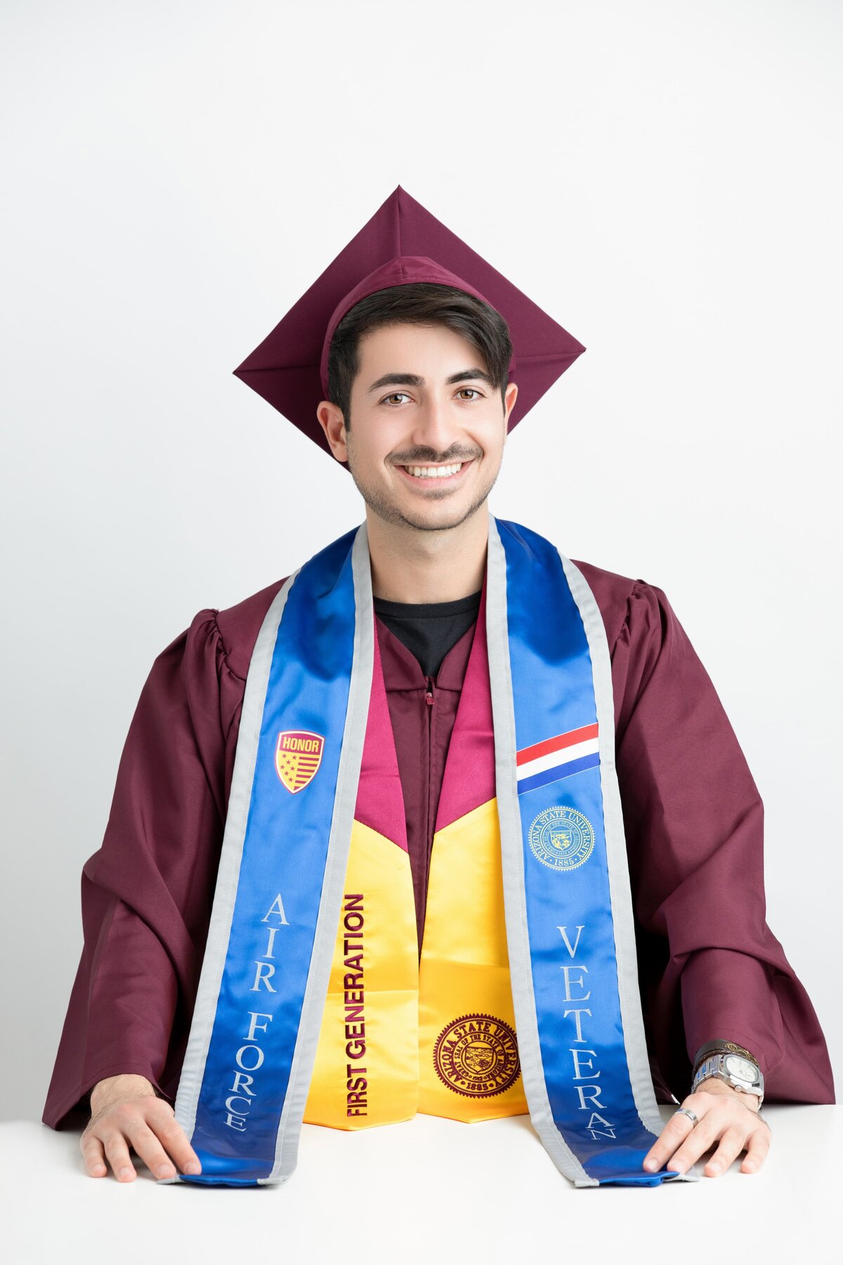 Timeless In-Studio Family graduation Portraits | Phoenix Family Photographer