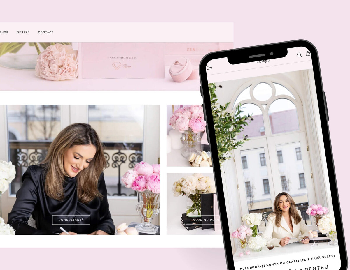 zen day brand design for wedding planner20