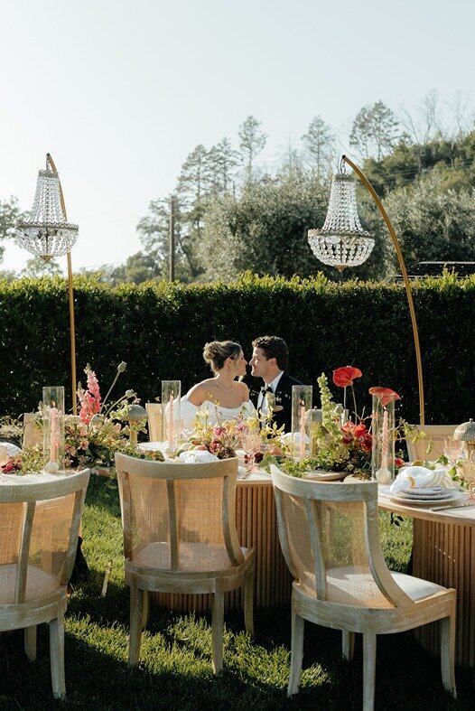 Chateau St. Jean Sonoma Wedding Dinner with Rachel C Photography42