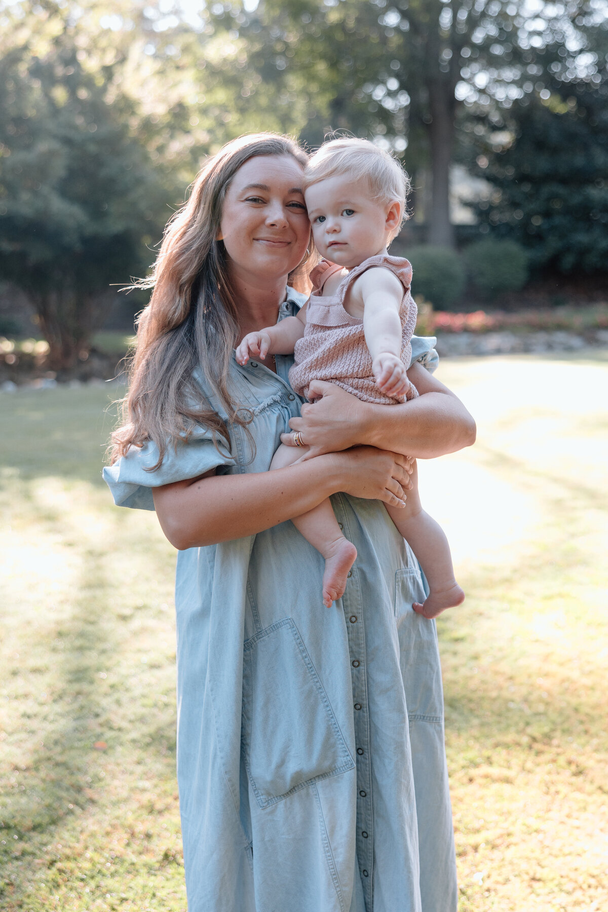 Downtown Greenville Rock quarry garden mommy and me photos