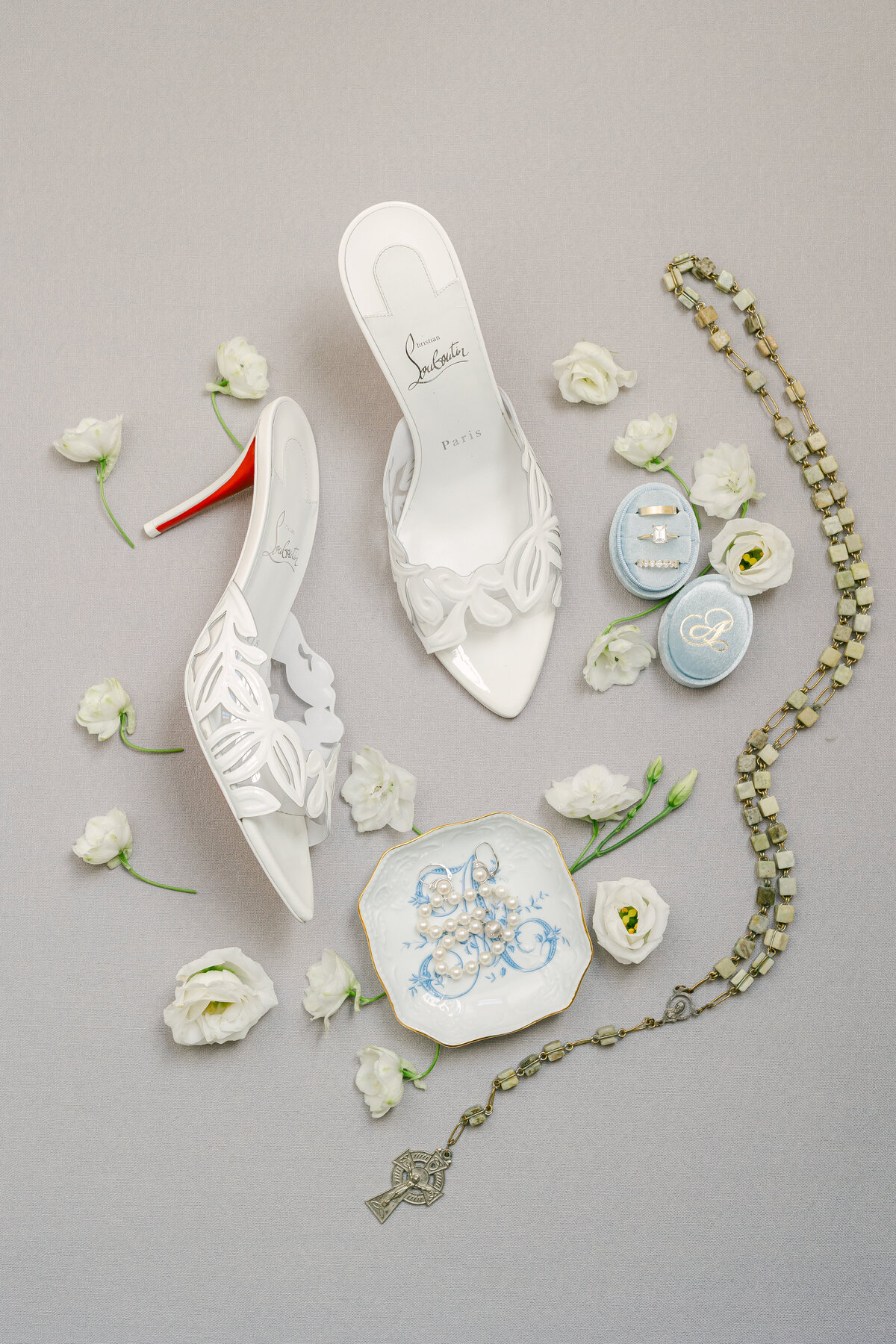 Wedding Flatlay by Fine Art Wedding Photographer Ayenia Nour Photography