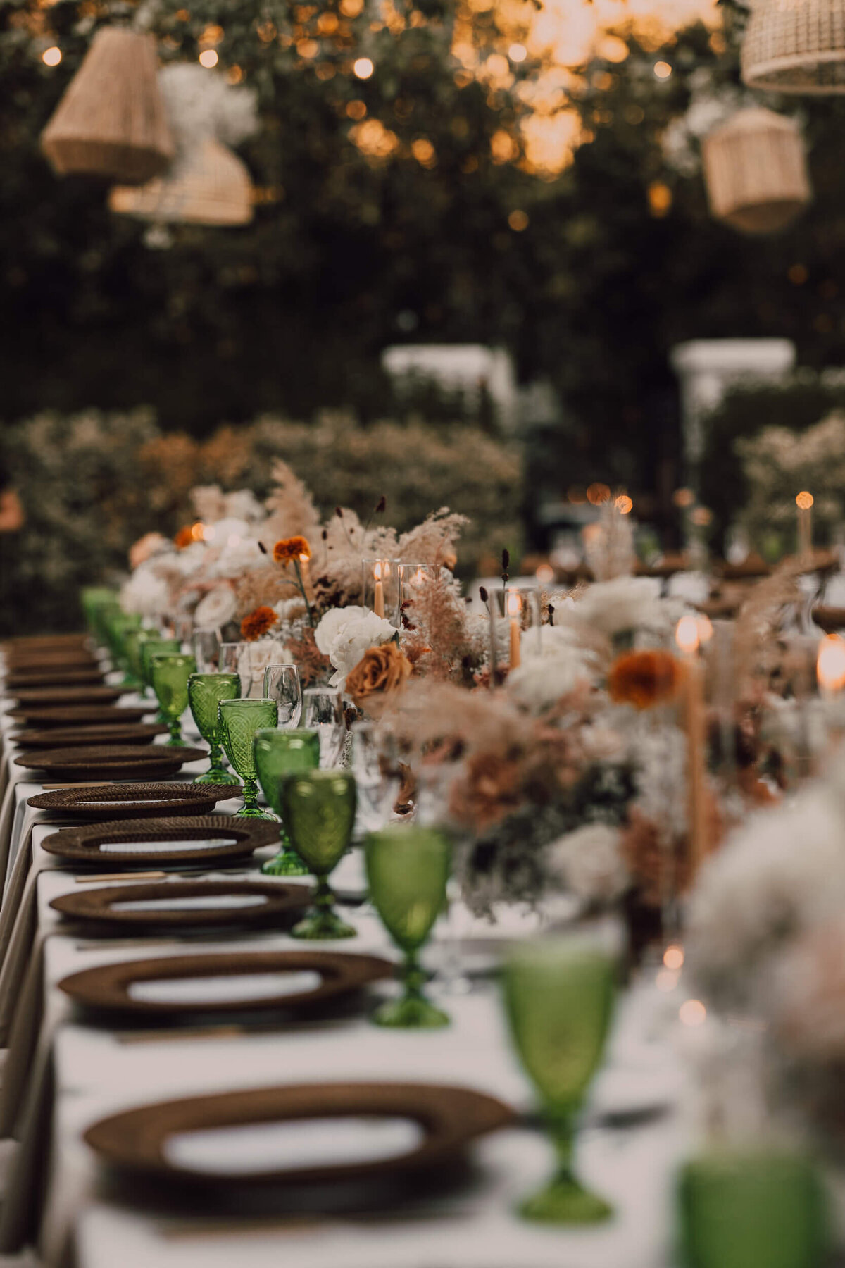 outdoor wedding reception decor arizona 4