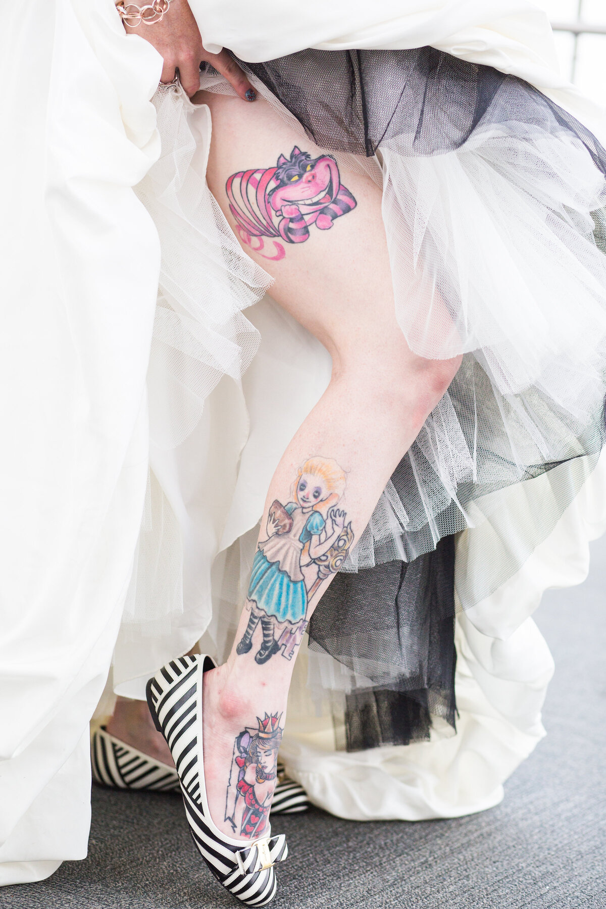 5 - Dali Museum St. Pete Wedding Bride's Tattoos - Tampa Bay Wedding Planner