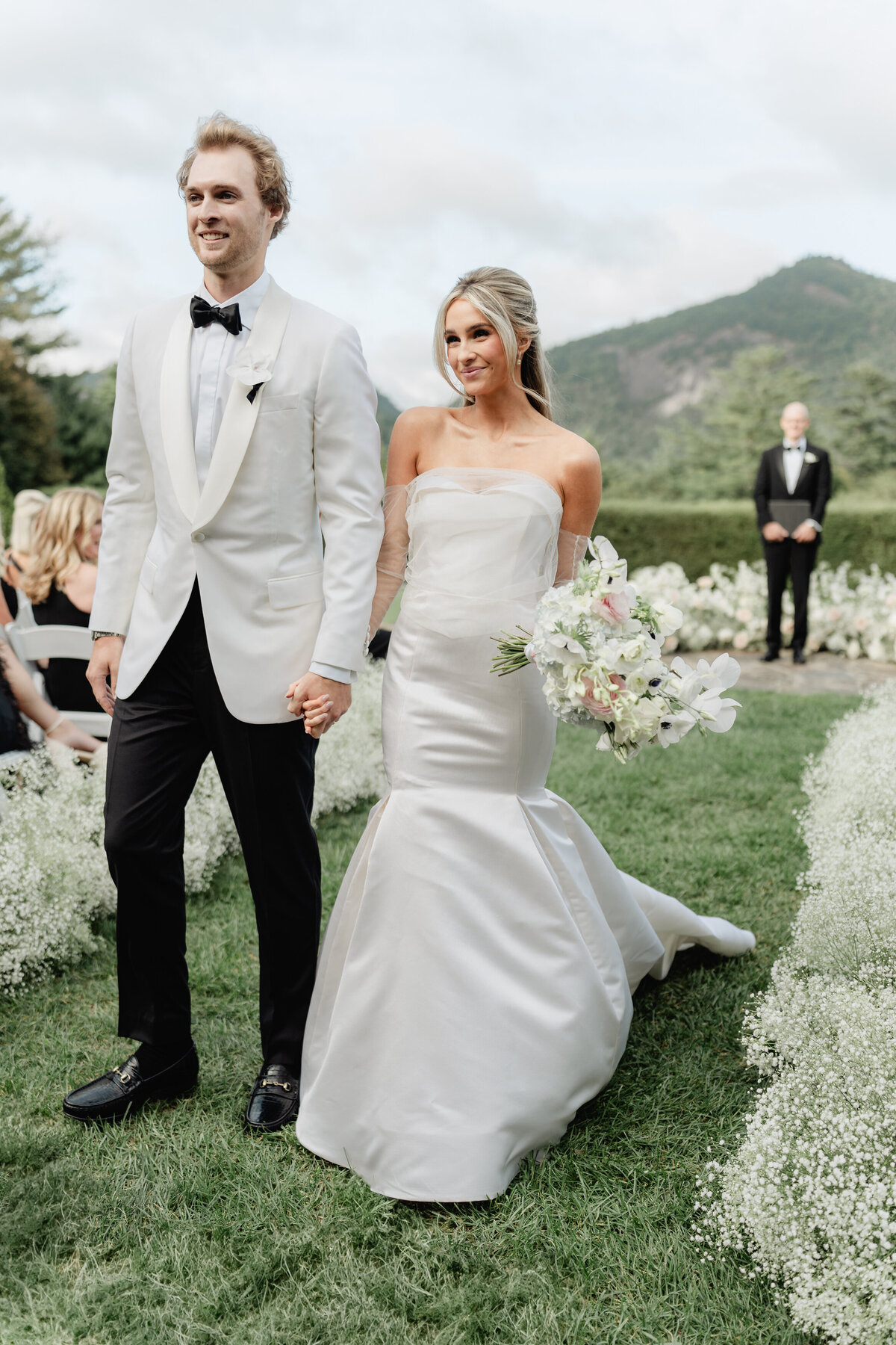 Bride and Groom at Chattooga Club Cashiers NC by Wedding Photographer Nick Francis-58