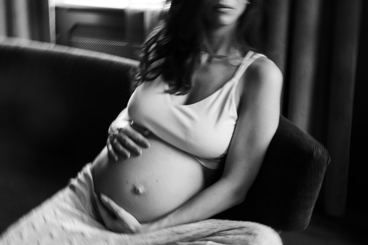 zwangerschap shoot thuis