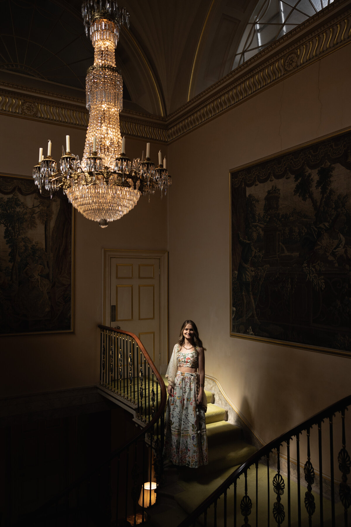Guest portrait at Sezincote, Cotswolds wedding venue