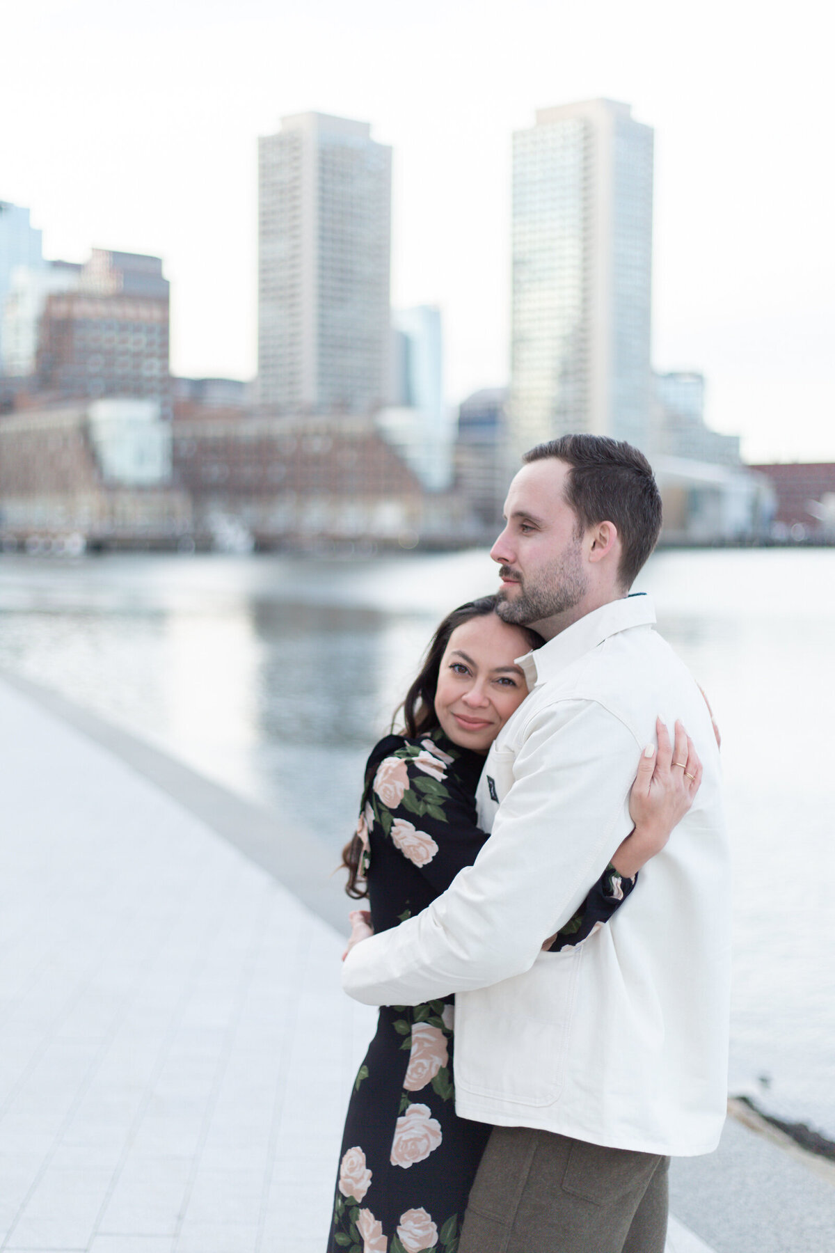 Boston seaport engagement shoot
