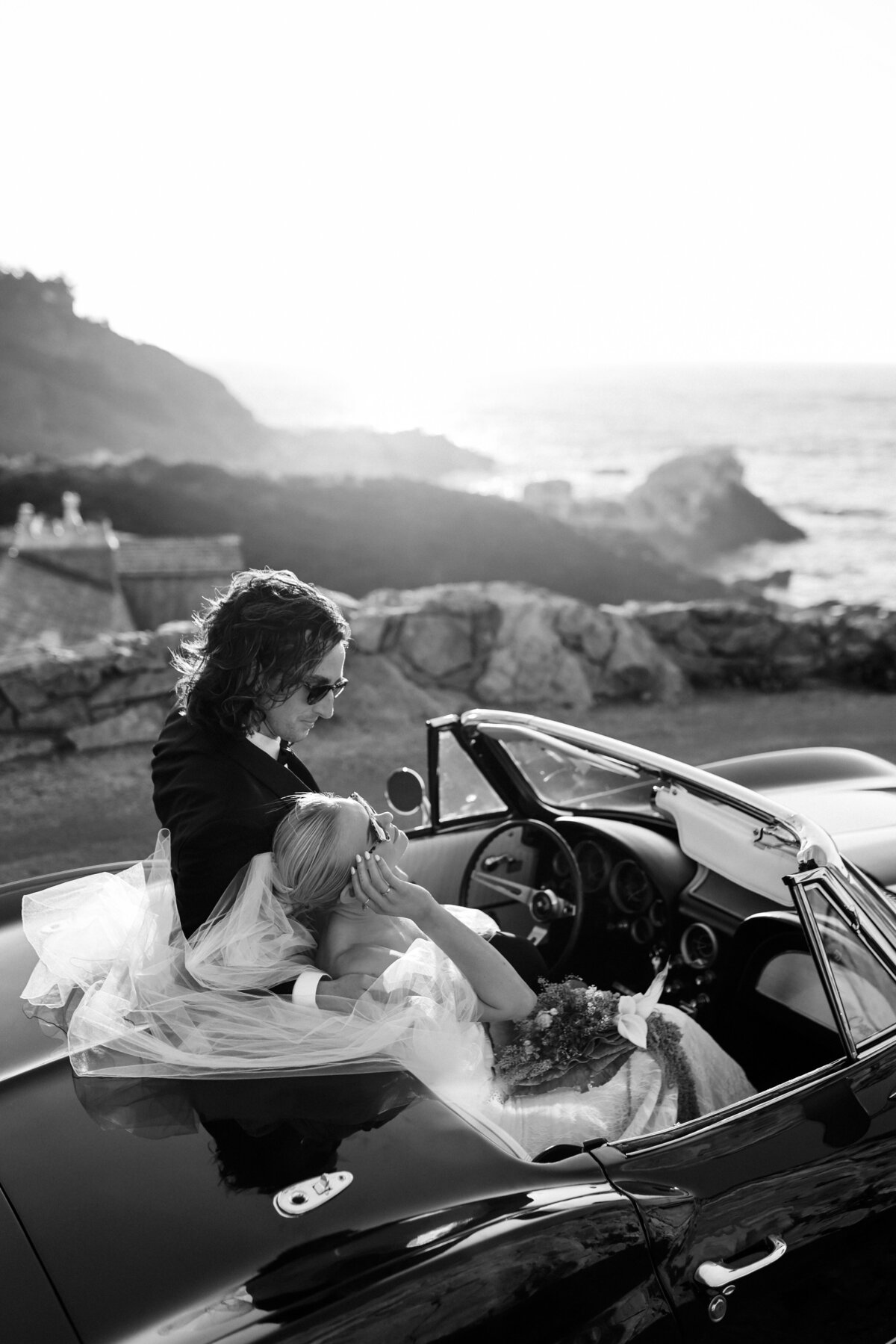 Sunset Wedding Portraits in Carmel By The Sea 18