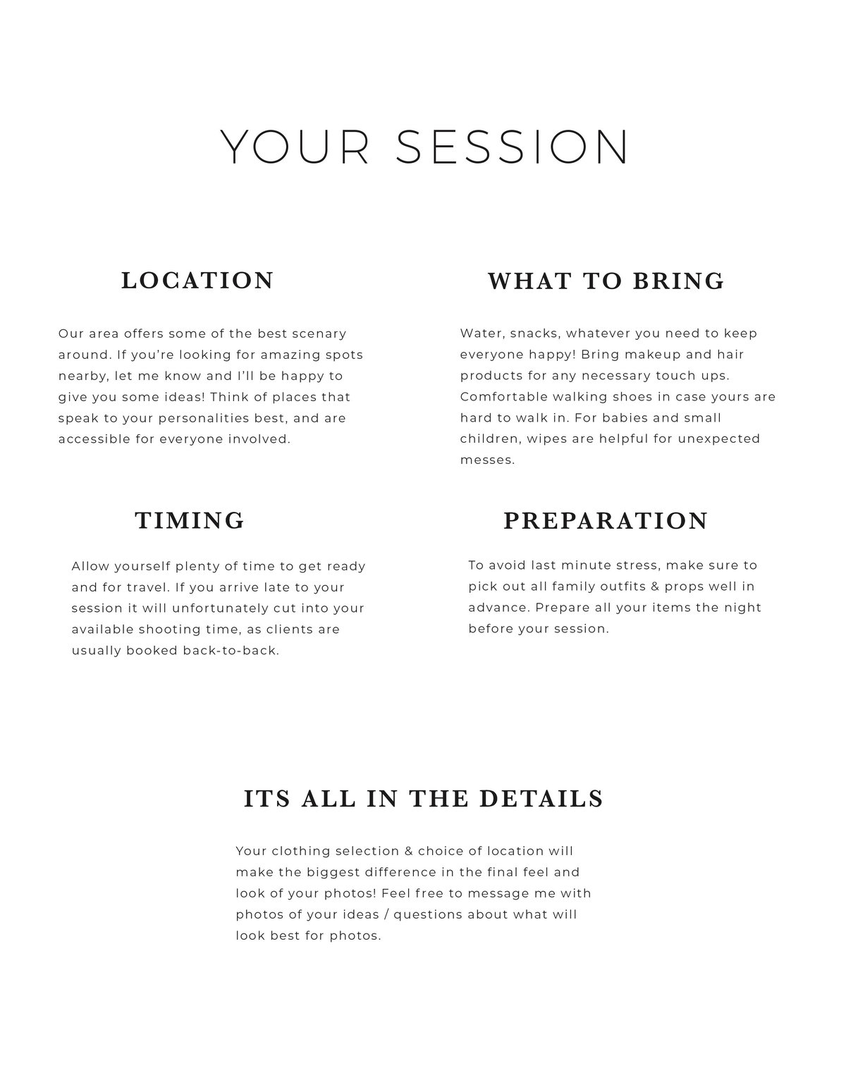 your session